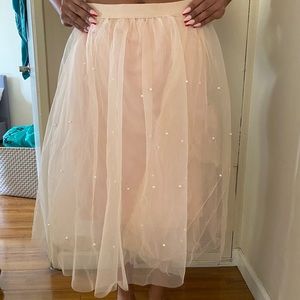 Light pink with pearls tutu !